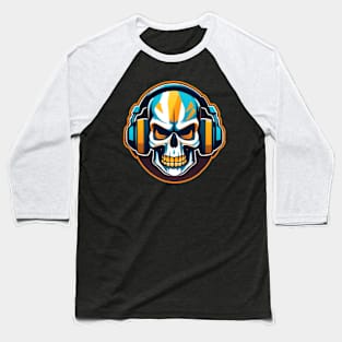 Gamer Skull Baseball T-Shirt